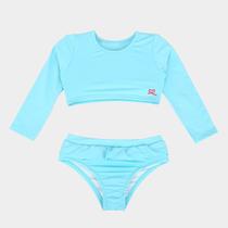 Conjunto Infantil Romitex Camiseta Manga Longa + Calcinha Biquini Menina