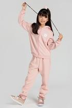 Conjunto Infantil Rosa Bebê Gatinha