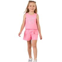 Conjunto infantil rosa chclete mon sucré 8025140