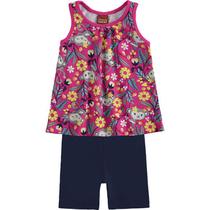 Conjunto Infantil Rosa Choque 110863 - Kyly