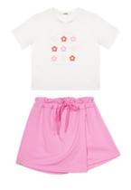 Conjunto Infantil Rosa Menina BAKULELÊ