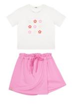 Conjunto Infantil Rosa Menina BAKULELÊ Conjunto Infantil Rosa Menina BAKULELÊ
