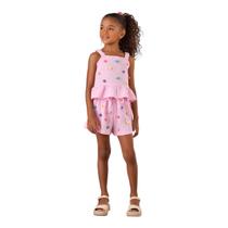 Conjunto infantil rosa pompom mon sucré gelato 8025096