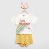 Conjunto Infantil Rovitex Blusa e Short Menina