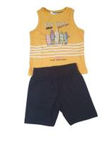 Conjunto infantil rovitex kids regata + bermuda