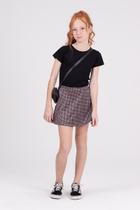 Conjunto infantil Saia Basico Preto