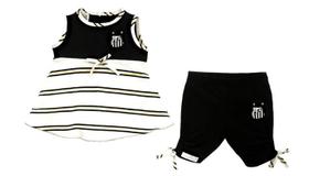 Conjunto Infantil Santos Bata e Legging Revedor