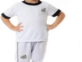 Conjunto Infantil Santos Uniforme Artilheiro Futebol Oficial Conjunto Infantil Santos Uniforme Artilheiro Futebol Oficial
