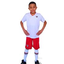 Conjunto Infantil São Paulo Uniforme Dry Oficial Conjunto Infantil São Paulo Uniforme Dry Oficial