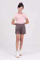 Conjunto Infantil Shiny Heart Rosa Claro Conjunto Infantil Shiny Heart Rosa Claro