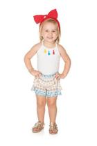 Conjunto Infantil Short + Blusa Regata Pega Mania 73076