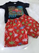 Conjunto Infantil - short e camiseta Pequetitos tam. 2 Conjunto Infantil - short e camiseta Pequetitos tam. 2