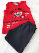 Conjunto Infantil - short e regata Duduka tam. 1 Conjunto Infantil - short e regata Duduka tam. 1