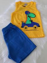 Conjunto Infantil - short e regata Pequetitos tam. 3