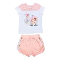 Conjunto Infantil Short Menina Cachorrinho