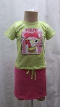 Conjunto Infantil Short Saia (7676)