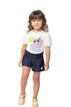 Conjunto Infantil Shorts feminino Conjunto Infantil Shorts feminino