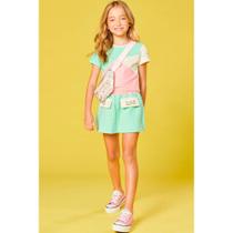 Conjunto Infantil Shorts feminino Conjunto Infantil Shorts feminino