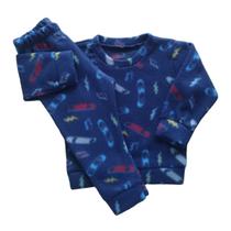 Conjunto Infantil Soft Estampado Inverno Unissex 1/2/3 Anos