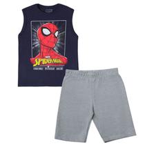 Conjunto Infantil SpiderMan Cinza - Marvel V
