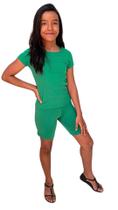 Conjunto Infantil Sport Her Verde-Bandeira Conjunto Infantil Sport Her Verde-Bandeira