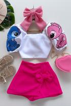 Conjunto infantil Stitch - moda Blogueirinha Conjunto infantil Stitch - moda Blogueirinha