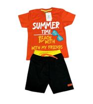 Conjunto Infantil Summer Papoula - Tam.4