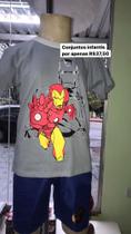 Conjunto infantil super heróis
