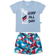 Conjunto Infantil Surf Azul Conjunto Infantil Surf Azul