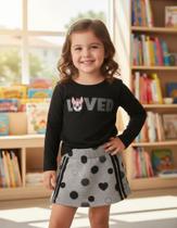 Conjunto Infantil Tamanho 01 Menina Meia Estação Alenice/Mundi/Big Day/Abrange