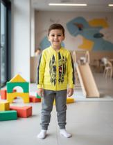 Conjunto Infantil Tamanho 01 Moletom Menino Brandili/Alenice/Costão Inverno