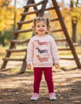 Conjunto Infantil Tamanho 02 Menina Inverno Moletom Big Day/Abrange/Upa Loo/Duduka/Kely Kety