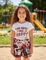 Conjunto Infantil Tamanho 02 Menina Verão Benetex