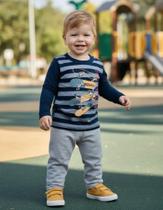 Conjunto Infantil Tamanho 02 Menino Meia Estação Elian/Kyly/Ale Kids/Rei Rex