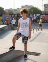 Conjunto Infantil Tamanho 02 Menino Verão Benetex/Viston/Terra Kids