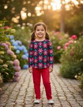 Conjunto Infantil Tamanho 03 Menina Meia Estação Milon/Kyly/Quebra Cabeça Conjunto Infantil Tamanho 03 Menina Meia Estação Milon/Kyly/Quebra Cabeça