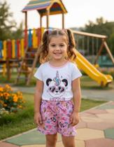 Conjunto Infantil Tamanho 03 Verão Menina Viston/Terra Kids/Kely Kety Conjunto Infantil Tamanho 03 Verão Menina Viston/Terra Kids/Kely Kety