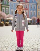 Conjunto Infantil Tamanho 04 Menina Moletom Flanelado Be Fun/Duduka Conjunto Infantil Tamanho 04 Menina Moletom Flanelado Be Fun/Duduka