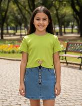 Conjunto Infantil Tamanho 04 Menina Verão Catavento/Kely Kety