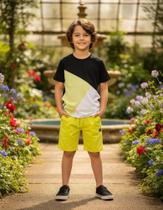 Conjunto Infantil Tamanho 04 Menino Verão Mundi/LucBoo/Catavento