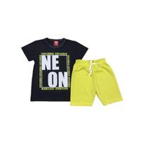 Conjunto Infantil Tamanho 08 Menino Verão Benetex