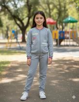 Conjunto Infantil Tamanho 10 Moletom e Meia Estação Menina Brandili/Young/Duduka/Big Day