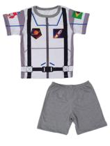 Conjunto Infantil Temático Fantasia Astronauta Camiseta e Short