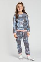 Conjunto Infantil Tie Dye Preto Girls