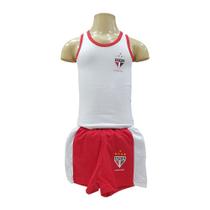 Conjunto infantil toricada baby são paulo regata shorts bebê