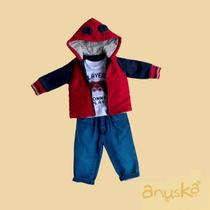 Conjunto Infantil Três Peças Anuska 3220 Conjunto Infantil Três Peças Anuska 3220
