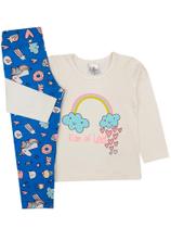 Conjunto Infantil Unicórnio Off White Cotton - Arrumadinhos Kids