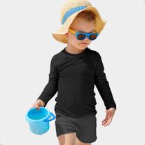 Conjunto Infantil UV Blusa Short Proteção Solar Moda Praia Conjunto Infantil UV Blusa Short Proteção Solar Moda Praia