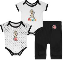 Conjunto Infantil Vasco da Gama Bebê 2 Bodies + Calça