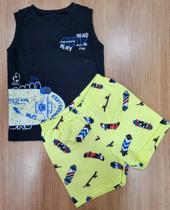 Conjunto infantil verao estampado cod 87852